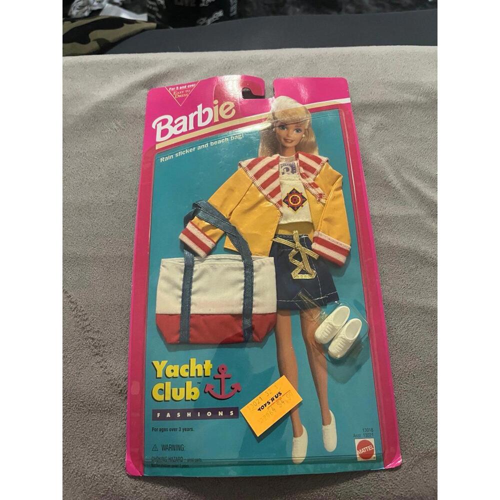 Vintage Barbie Yacht Club‎ Fashions 13018 Bag Shoes Outfit jacket 1994 new